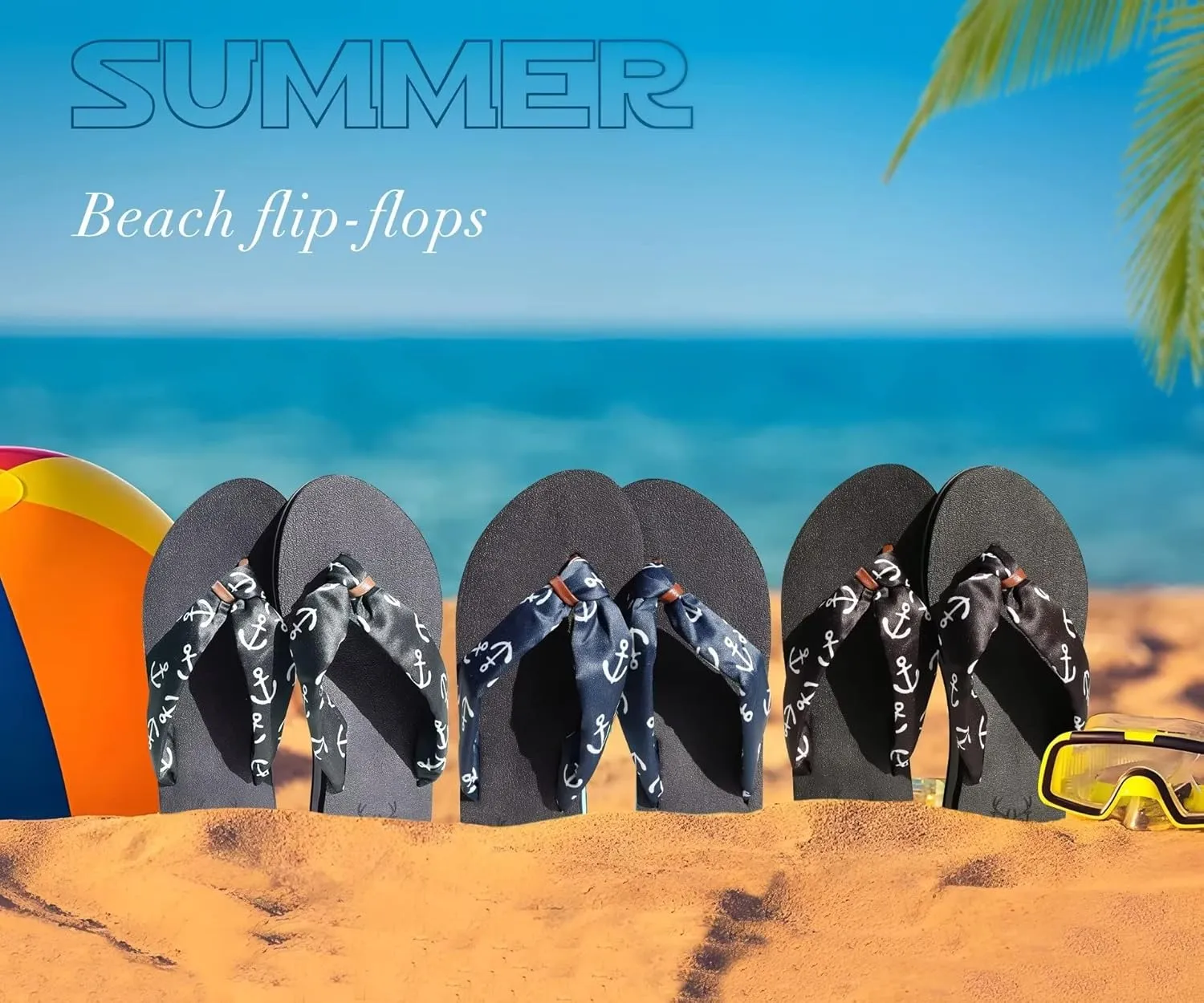 KuaiLu Flip Flops Women Yoga Foam Ladies Comfort Arch Support Summer Beach Casual Thong Sandals