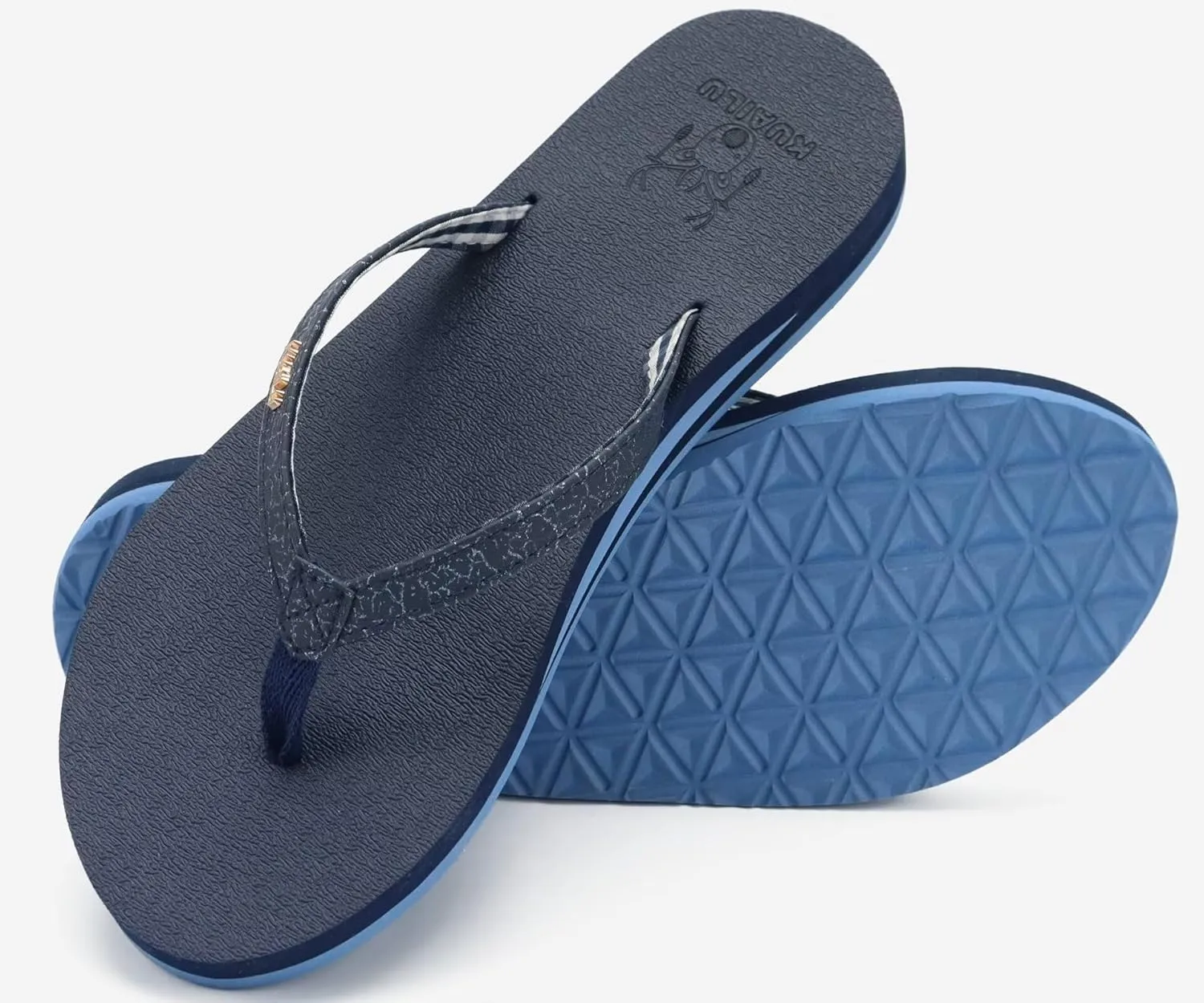 KuaiLu Womens Arch Support Flip Flops Comfortable Yoga Mat Slip on Summer Beach Walking Thong Cushion Sandals