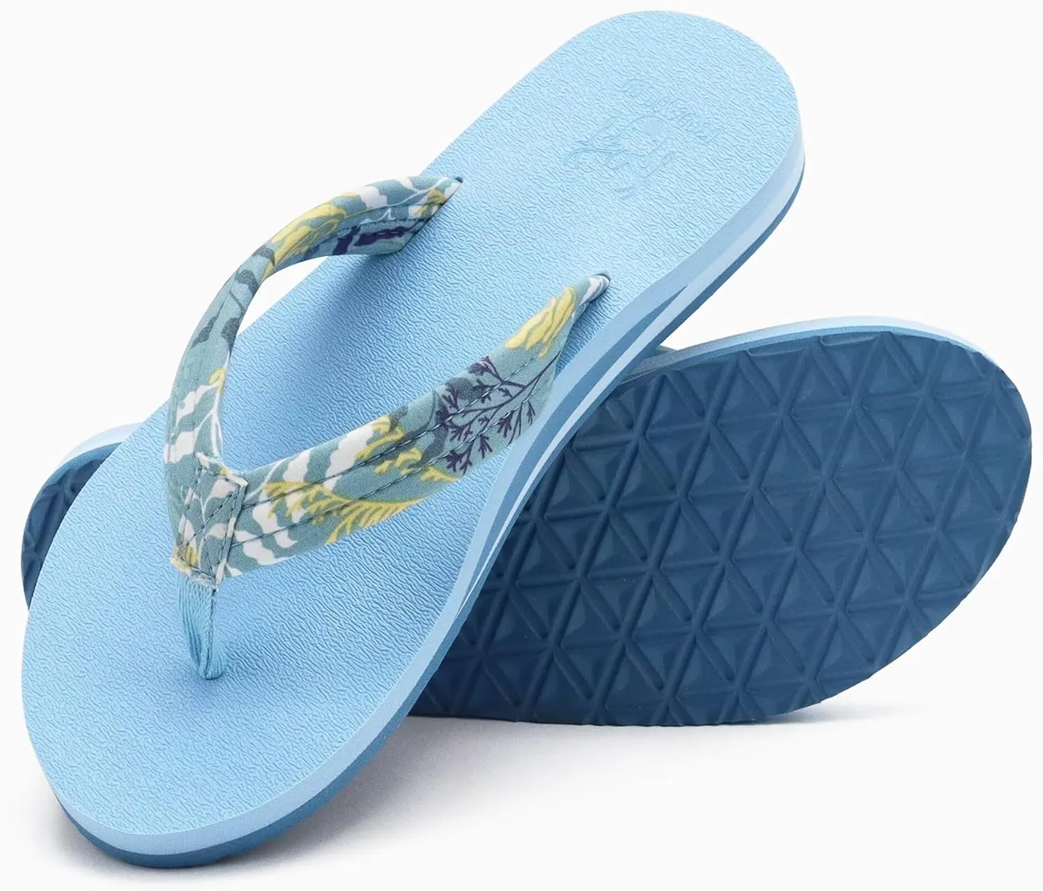 KuaiLu Womens Arch Support Flip Flops Ladies Comfort Lightweight Soft Yoga Mat Cushion Walking Thong Sandals