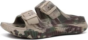 KuaiLu Womens Recovery Sandals With Comfortable Plantar Fasciitis Arch Support, Orthotic Adjustable Thick Cushion Sport Slides Reduces Stress on Feet, Joints & Back Post-Exercise