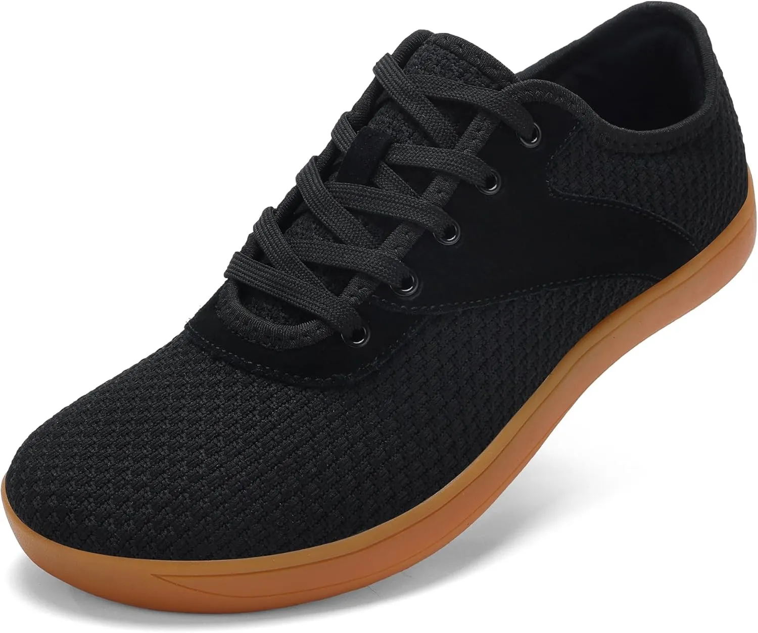LCGJR Men's Wide Toe Box Shoes Minimalist Barefoot Walking Shoes Extra Wide Width Zero Drop Shoes Lightweight Breathable Sneakers