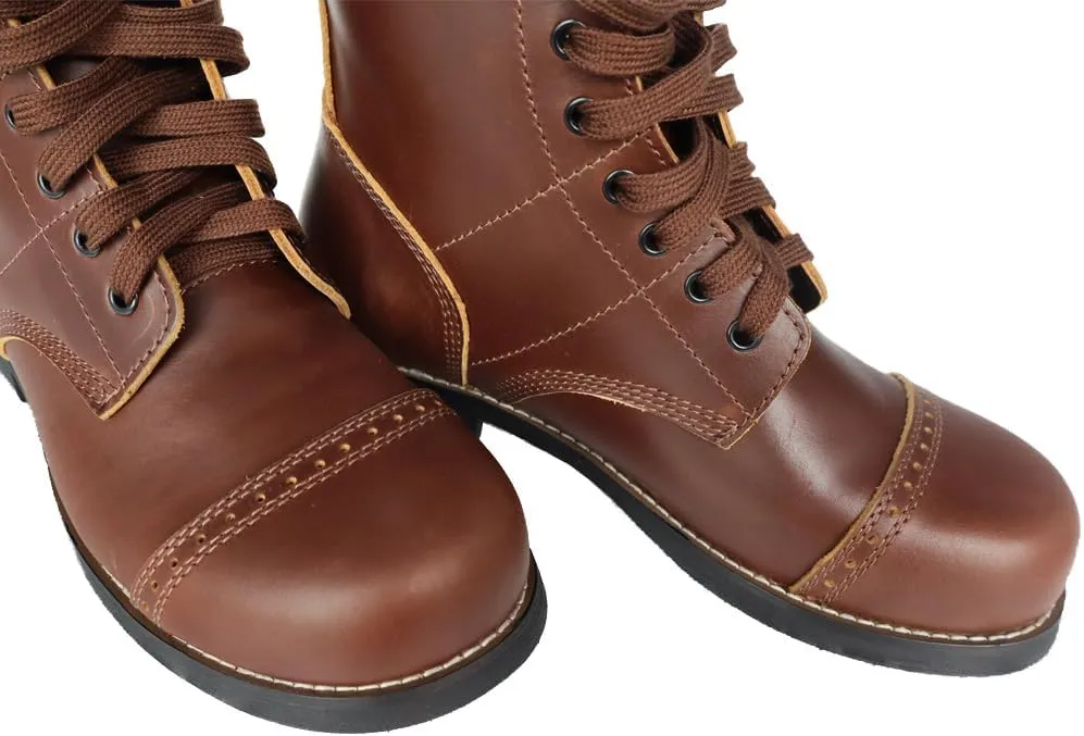 M42 Paratrooper Boots Men's Cowhide 101/82 Combat Boots Vintage Hiking Boots Replica WWII D-Day US