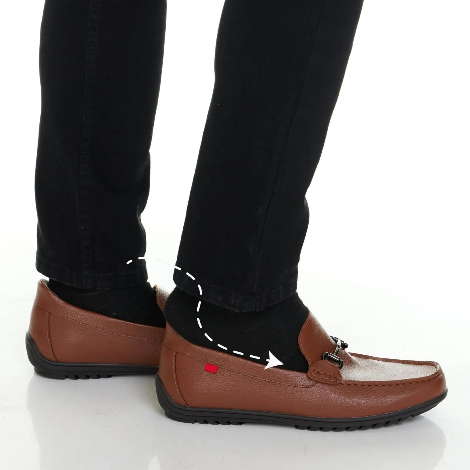 Marc Joseph New York Men's Casual Hands Free Slip on Buckle Loafers