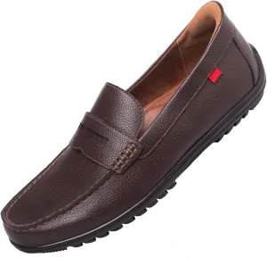 Marc Joseph New York Men's Casual Hands Free Slip on Penny Loafers