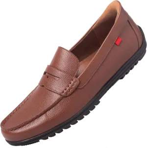 Marc Joseph New York Men's Casual Hands Free Slip on Penny Loafers