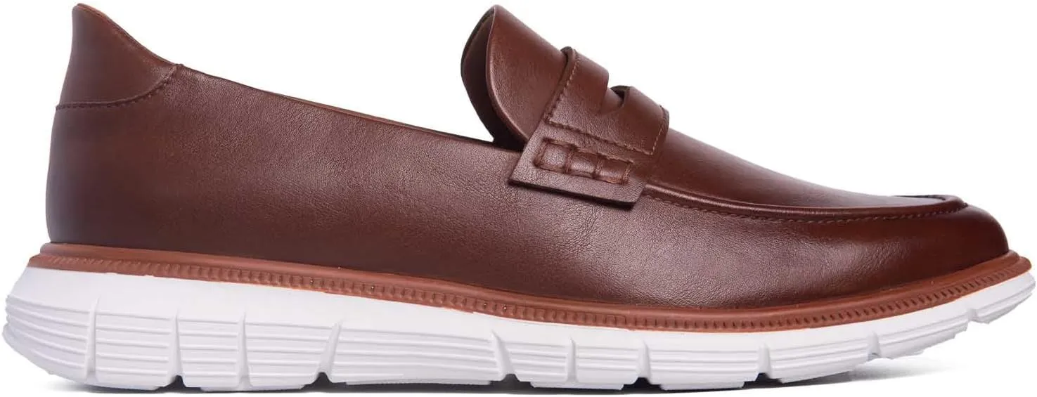 Marc Joseph New York Mens Hands Free Slip On Casual Loafers Shoes Lightweight Comfortable Penny Loafers for Men