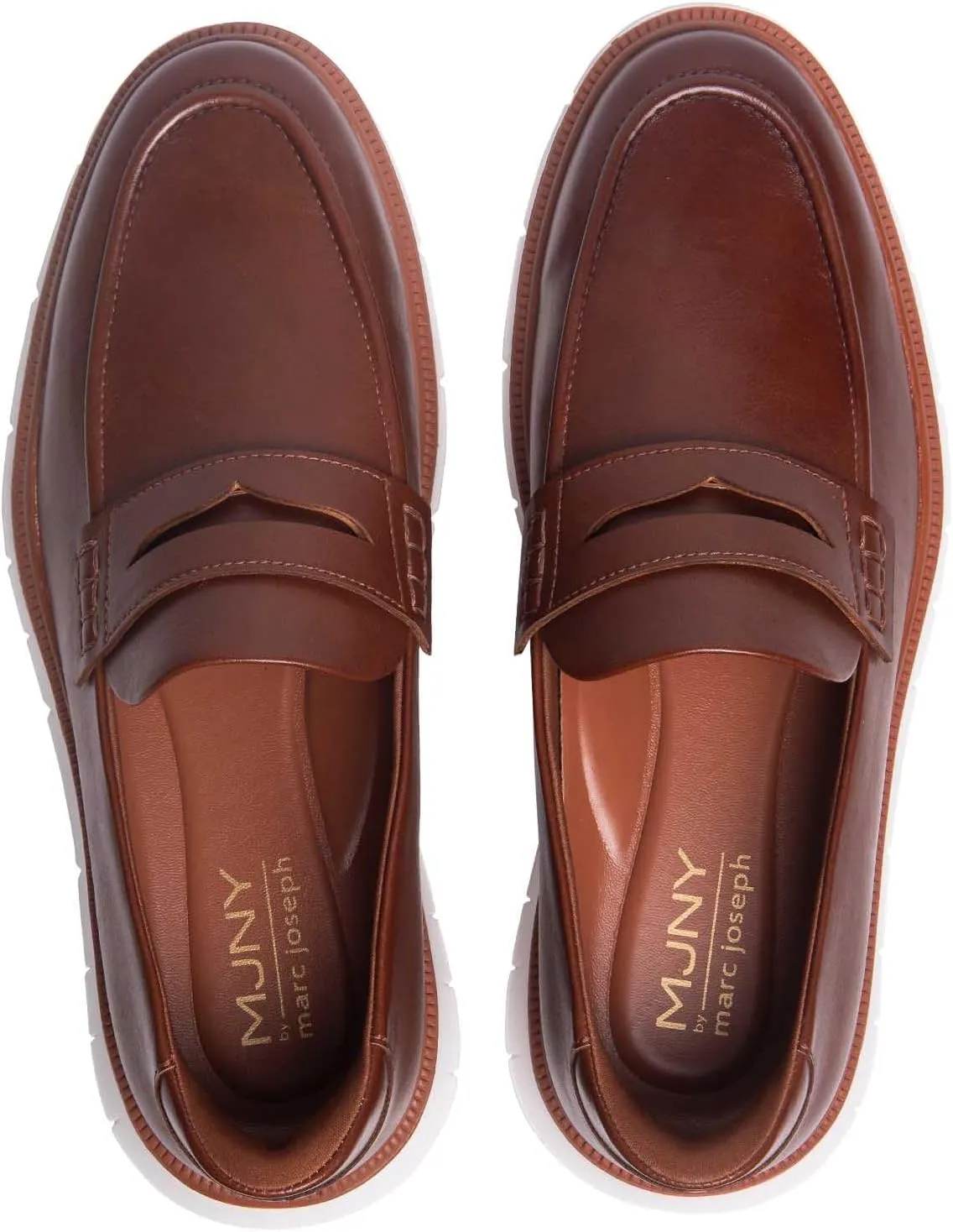Marc Joseph New York Mens Hands Free Slip On Casual Loafers Shoes Lightweight Comfortable Penny Loafers for Men