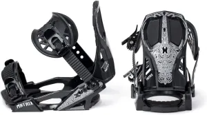 Matrix All-Mountain Adjustable Snowboard Bindings with EVA Reinforced High Back Padding- Small/Large Sizes
