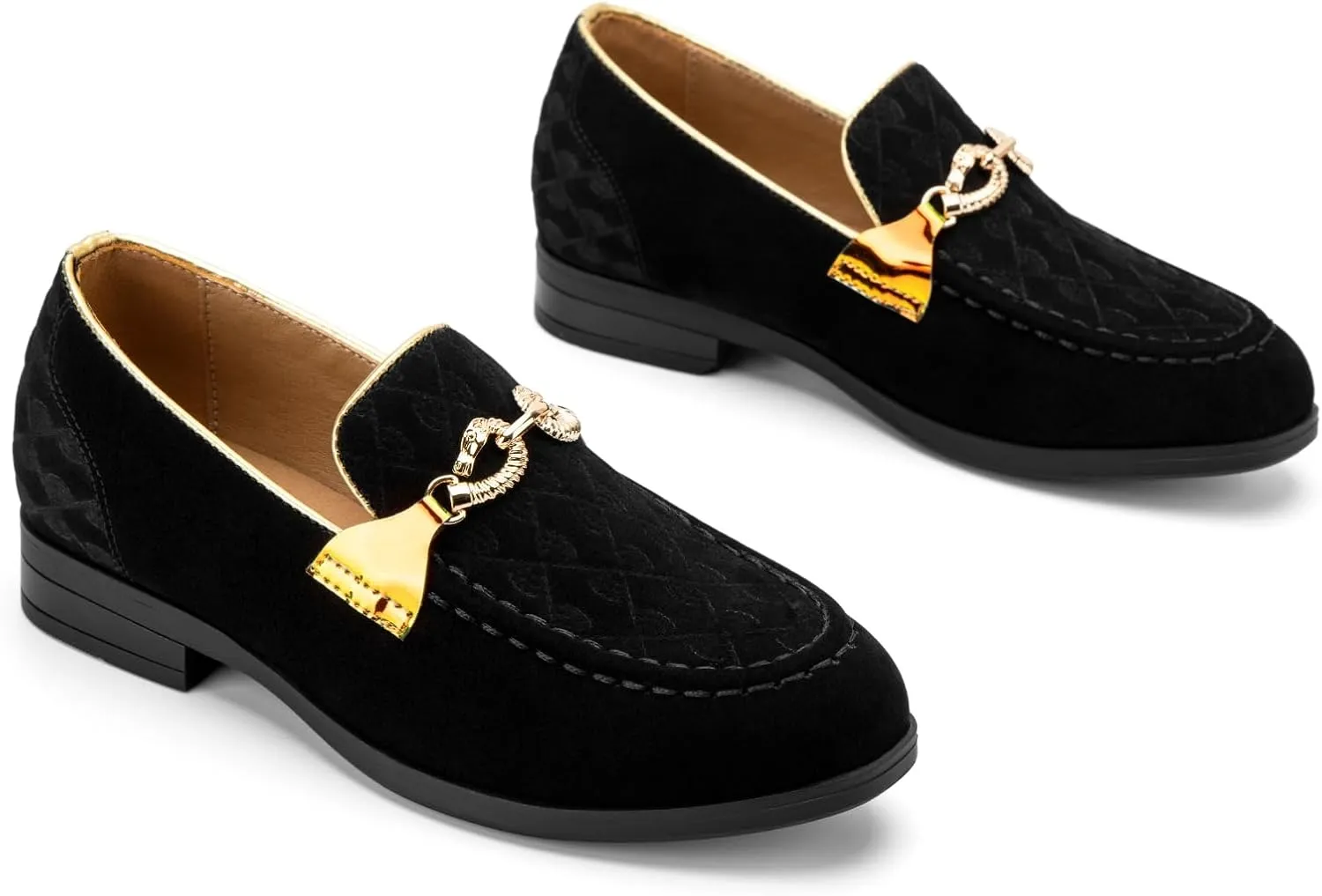 Meijiana Boys' Formal Dress Slip-On Loafers - Tuxedo Shoe for Baby Dress Shoes