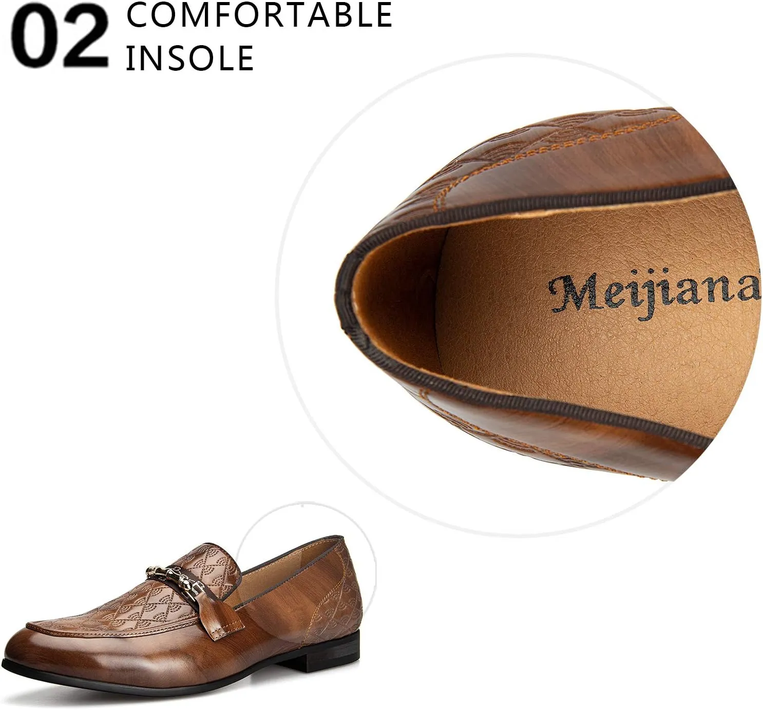 Meijiana Men's Classic Loafers - Wedding & Party Shoes