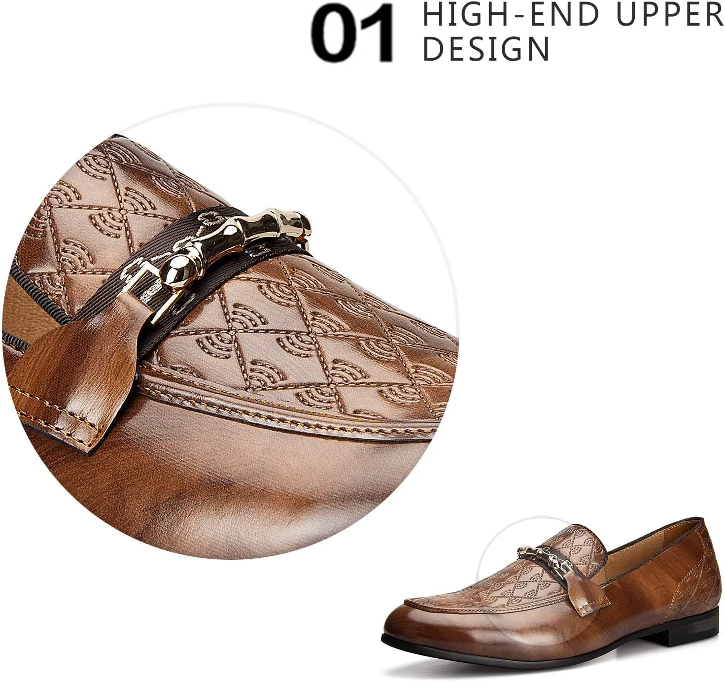 Meijiana Men's Classic Loafers - Wedding & Party Shoes