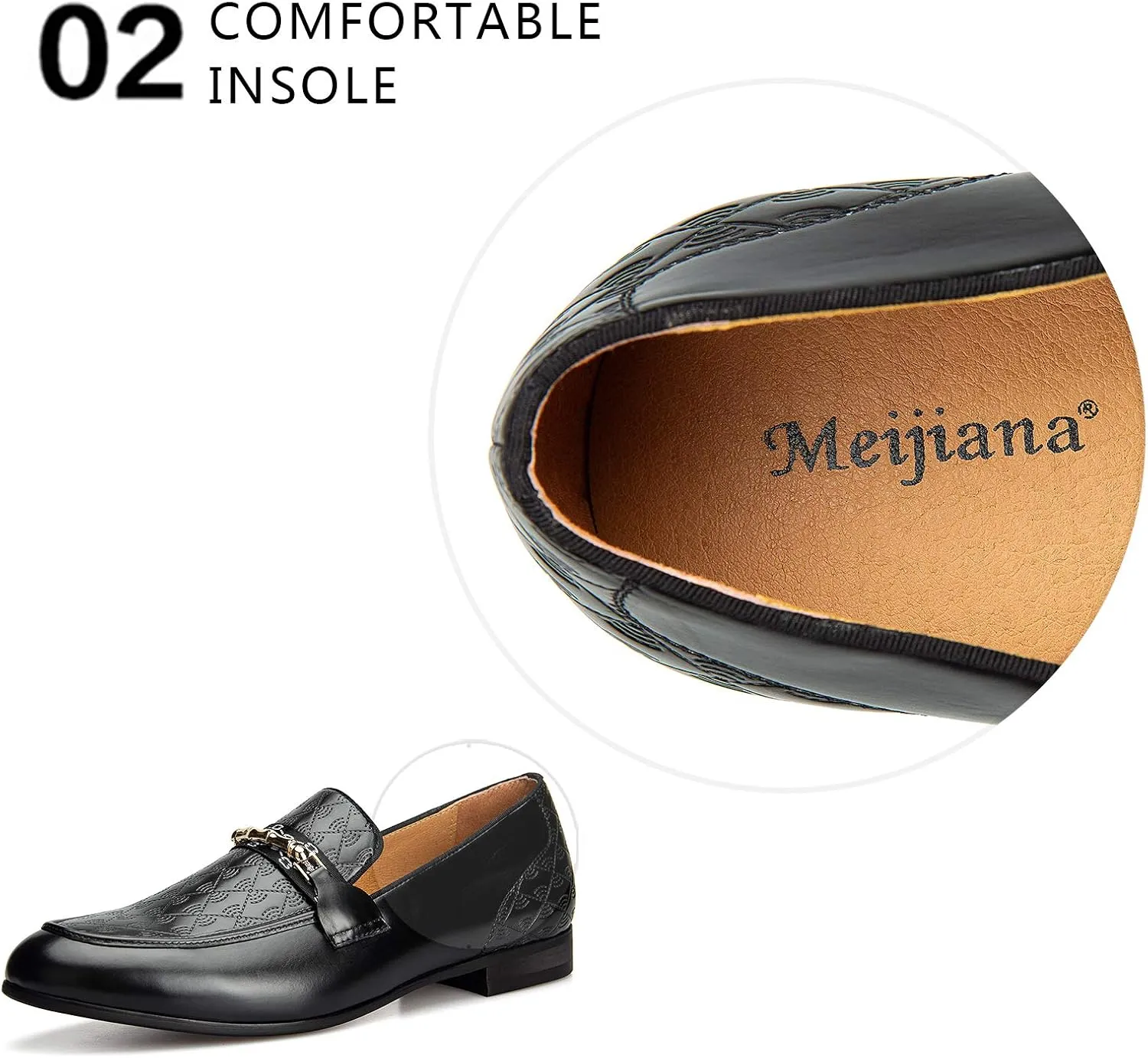 Meijiana Men's Classic Loafers - Wedding & Party Shoes