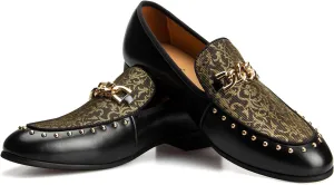 Meijiana Men's Fashion Classic Faux Leather Loafers and Weeding Dress Shoes for Men