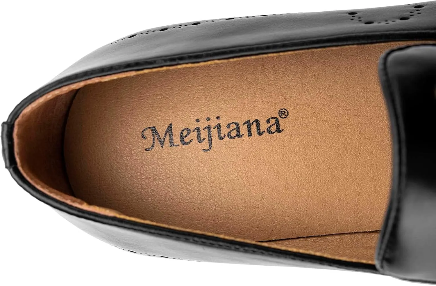 Meijiana Mens Loafers Wedding Dress Shoes Slip-On Loafers for Men Tuxedo Suit Shoes