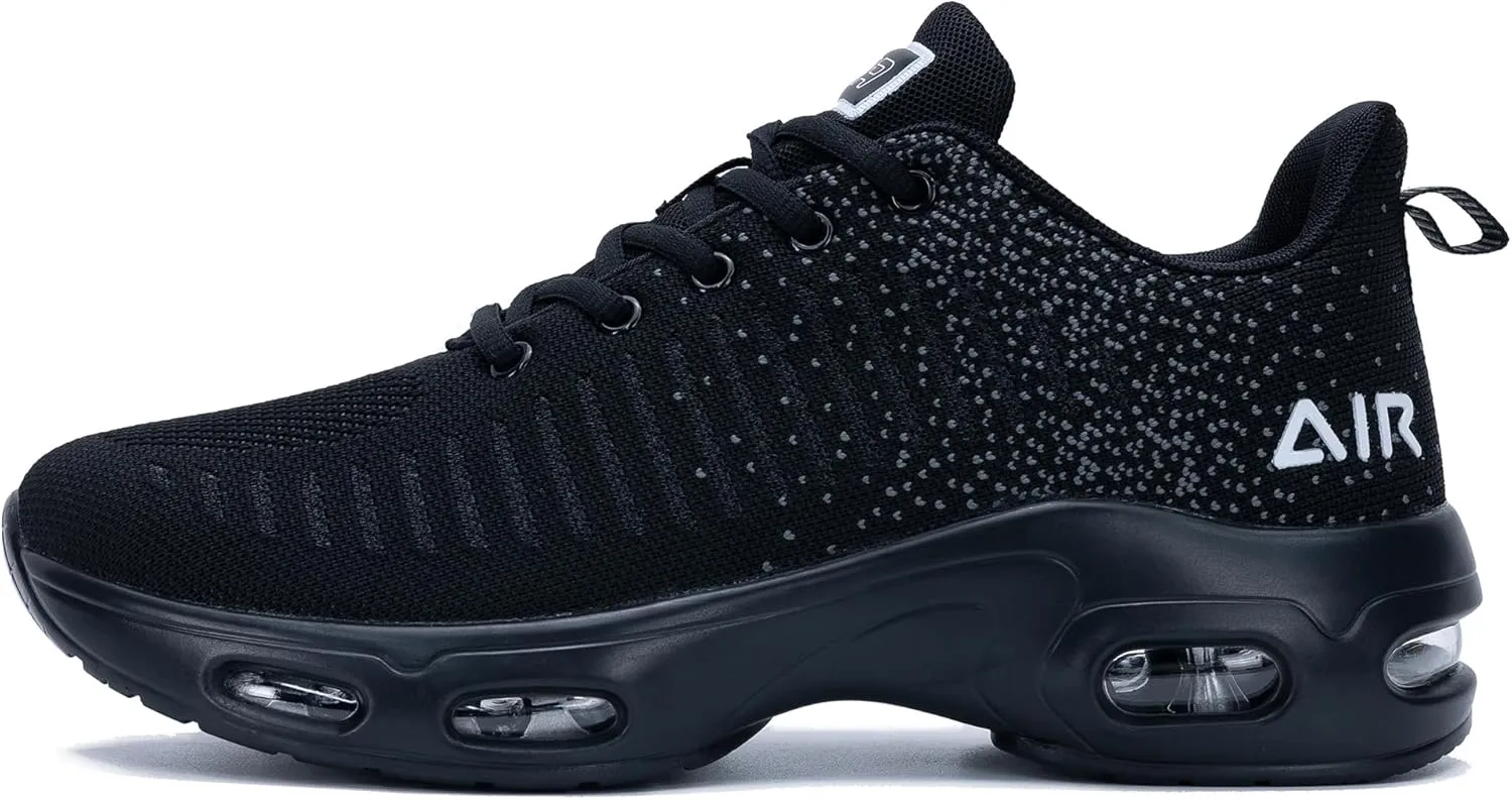 Mens Air Running Shoes Non-slip Tennis Shoes Lightweight Breathable Workout Athletic Sneakers for Jogging Gym