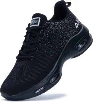 Mens Air Running Shoes Non-slip Tennis Shoes Lightweight Breathable Workout Athletic Sneakers for Jogging Gym