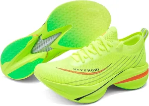 Men's and Women's Carbon Plate Running Shoes – Lightweight Breathable Sneakers for Training, Walking, Gym, Commuting – Supportive Athletic Footwear