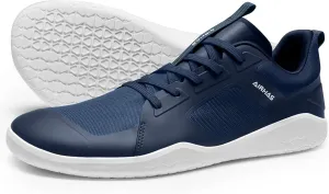 Men's Barefoot Shoes Zero Drop Workout Minimalist Gym Shoes for Men Deadlift Cross Training Sneakers (Navy,9.5