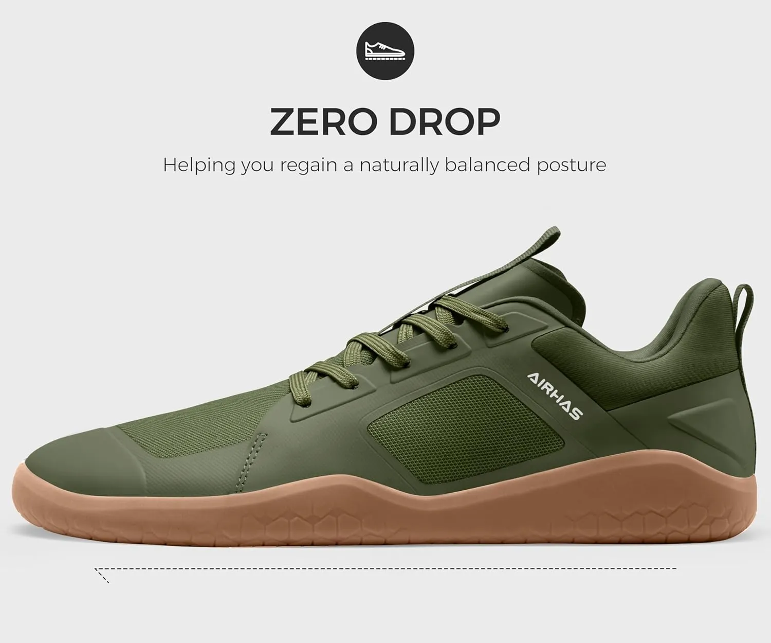 Men's Barefoot Shoes Zero Drop Workout Minimalist Gym Shoes for Men Deadlift Cross Training Sneakers