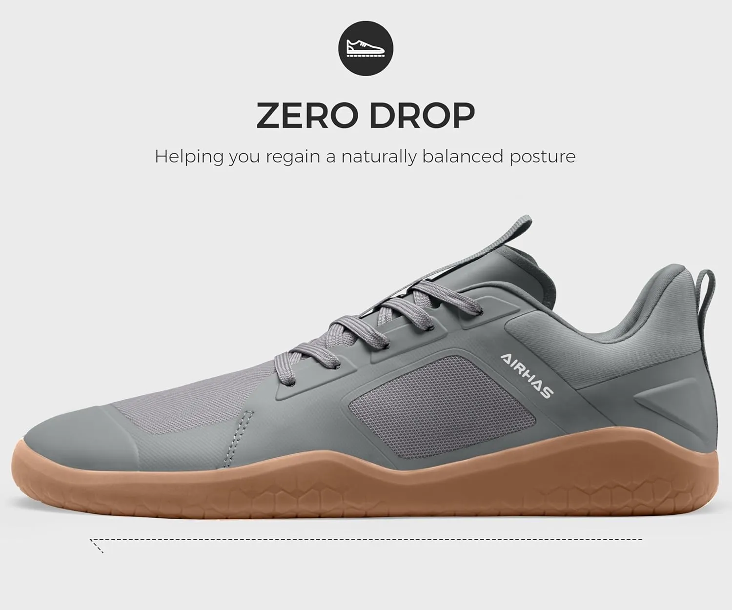 Men's Barefoot Shoes Zero Drop Workout Minimalist Gym Shoes for Men Deadlift Cross Training Sneakers