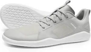 Men's Barefoot Workout Shoes - Minimalist Gym Sneakers for Deadlift & Cross Training (Light Grey,11.0)