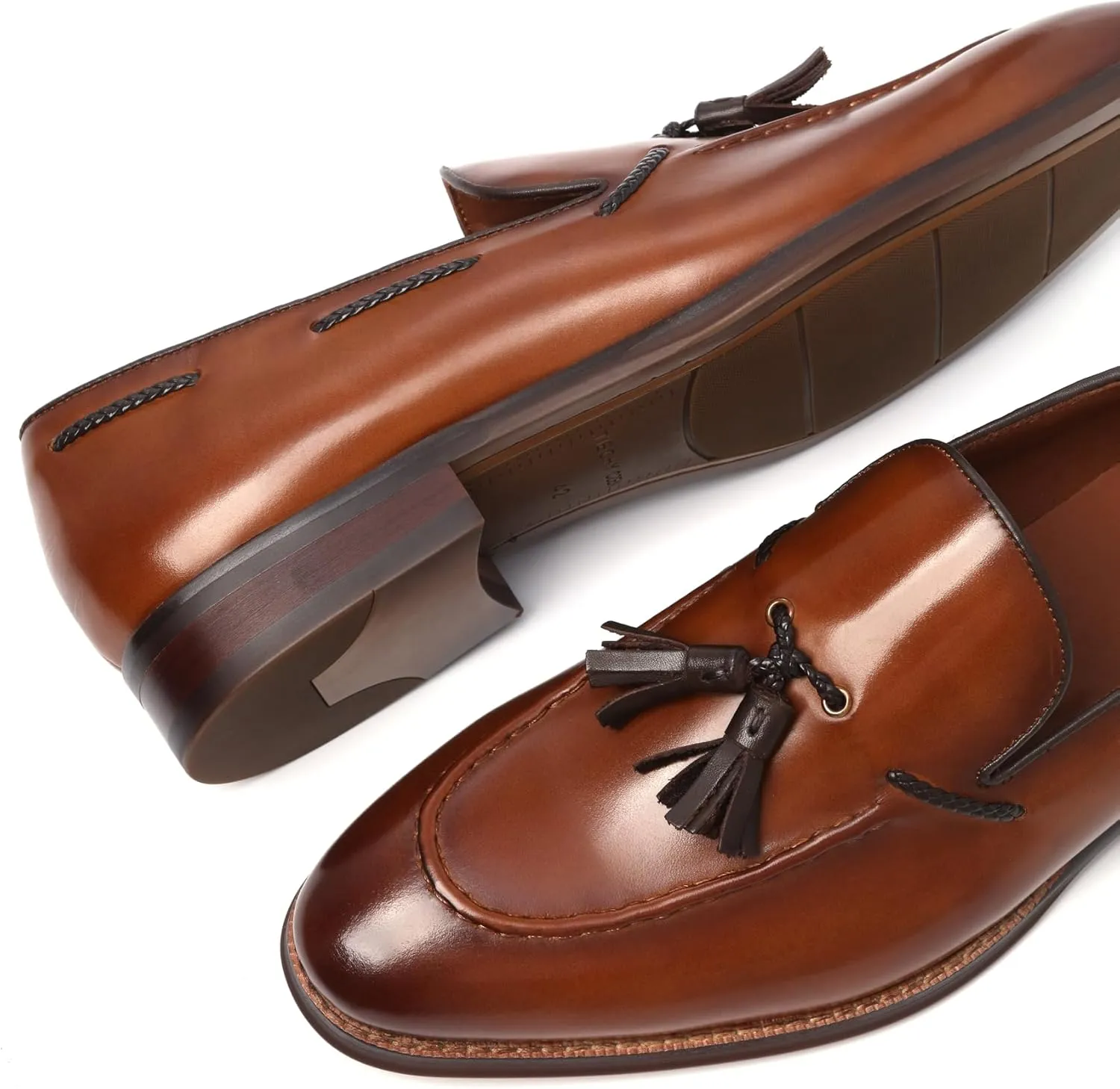 Men's Business Casual Dress Oxfords Formal Lace-Up Shoes for Office, Parties, and Daily Wear