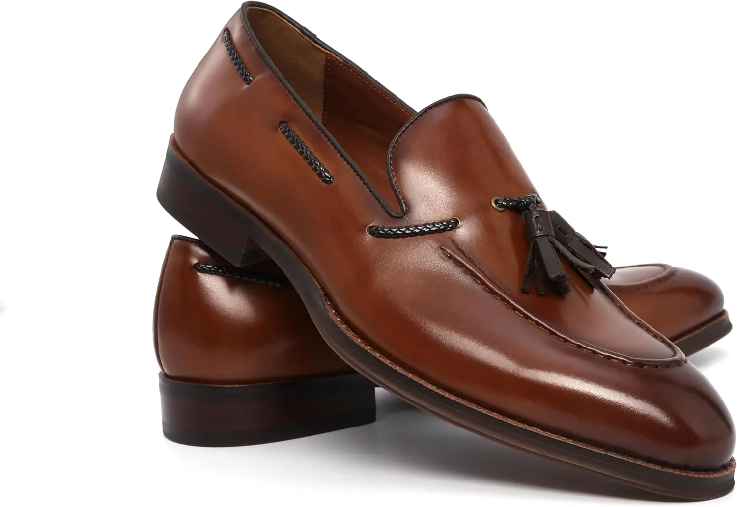 Men's Business Casual Dress Oxfords Formal Lace-Up Shoes for Office, Parties, and Daily Wear