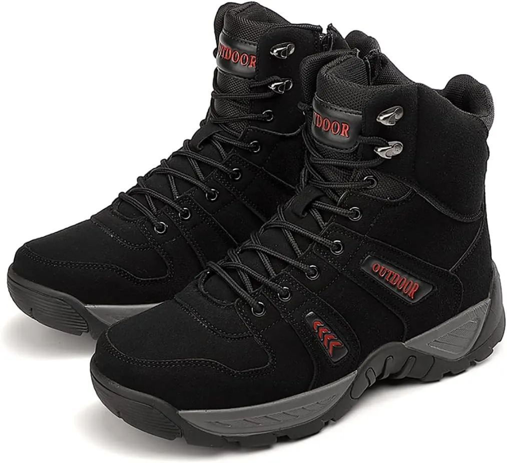 Men's Combat Boots Hiking Boots Outdoor Sports Lightweight High-Top Breathable Land Tactical Boots