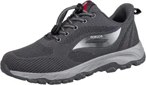 Mens Daily Walking Shoes Sneakers Running Shoe Trainers Athletic Gym Fitness Sport Summer Shoes Non Slip Breathable Mesh Workout Fashion Comfortable with Adjustable Lace