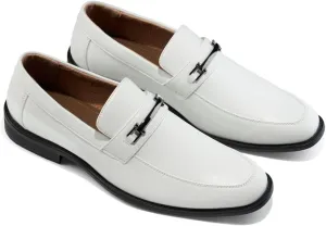 Mens Dress Loafers Slip-On Shoes | Formal Stylish Dress Loafers Classic Dress Shoes with Buckle | Comfortable Business Daily & Event Dress Shoes for Mens