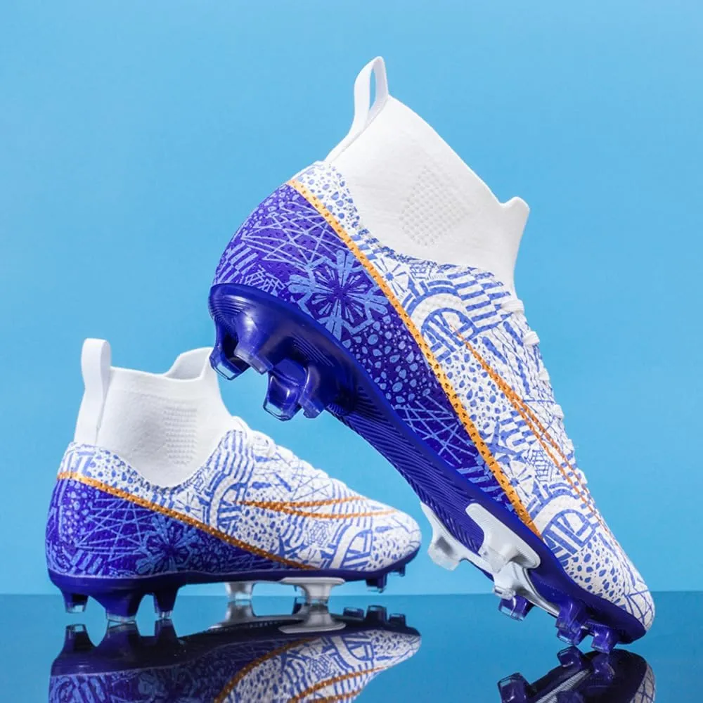 Men's Lightweight Soccer Cleats for Football Training: Non-Slip Professional Futsal Shoes - Futsal Shoes for Youth