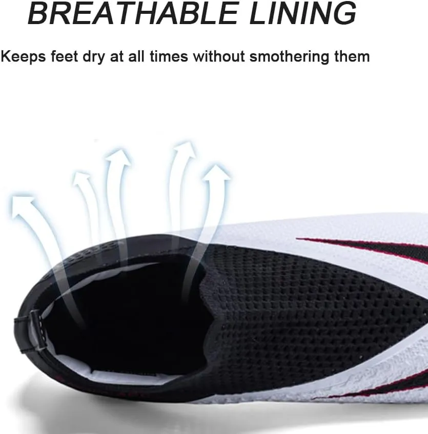 Men's Lightweight Soccer Cleats for Football Training: Non-Slip Professional Futsal Shoes - Futsal Shoes for Youth