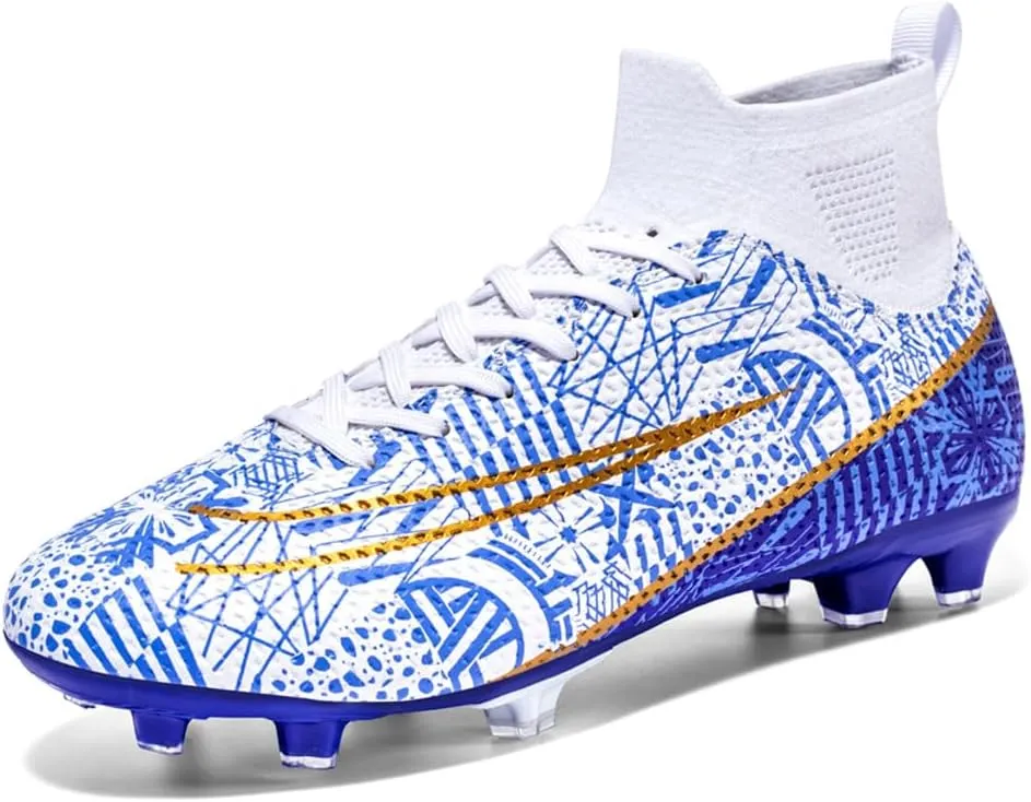 Men's Lightweight Soccer Cleats for Football Training: Non-Slip Professional Futsal Shoes - Futsal Shoes for Youth