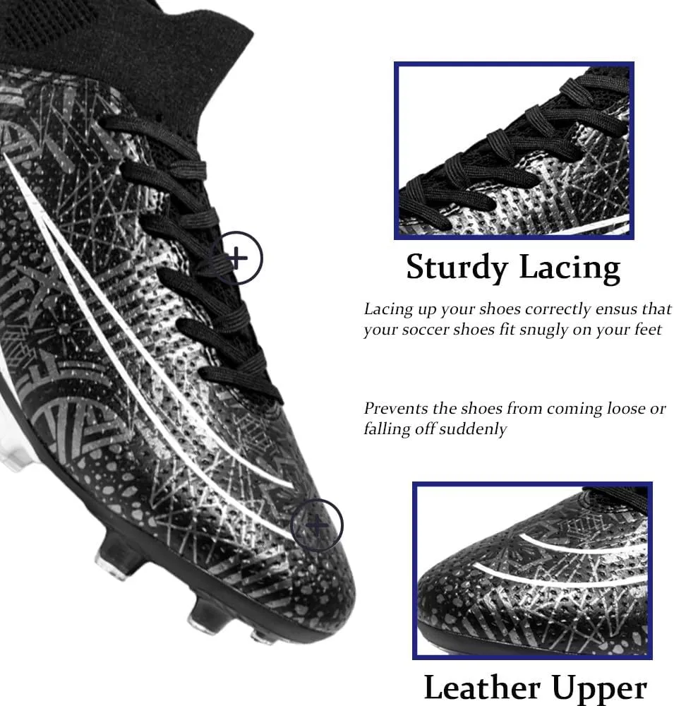 Men's Lightweight Soccer Cleats for Football Training: Non-Slip Professional Futsal Shoes - Futsal Shoes for Youth