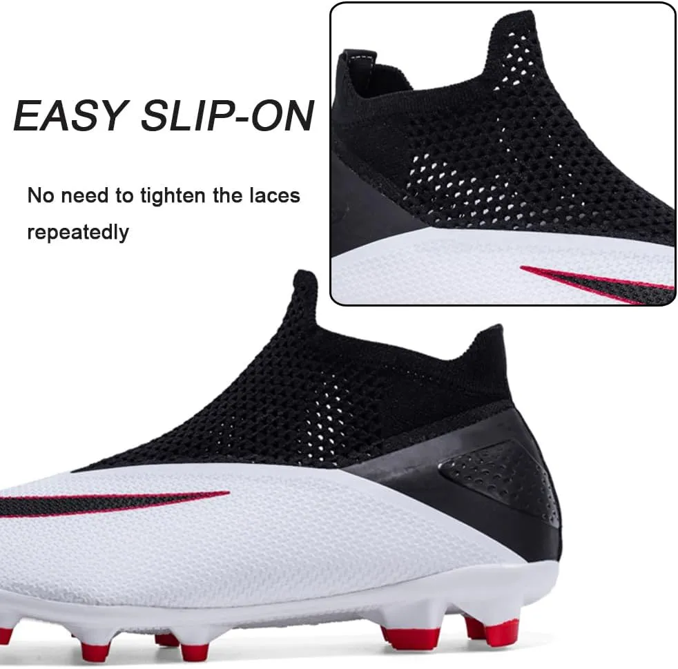 Men's Lightweight Soccer Cleats for Football Training: Non-Slip Professional Futsal Shoes - Futsal Shoes for Youth