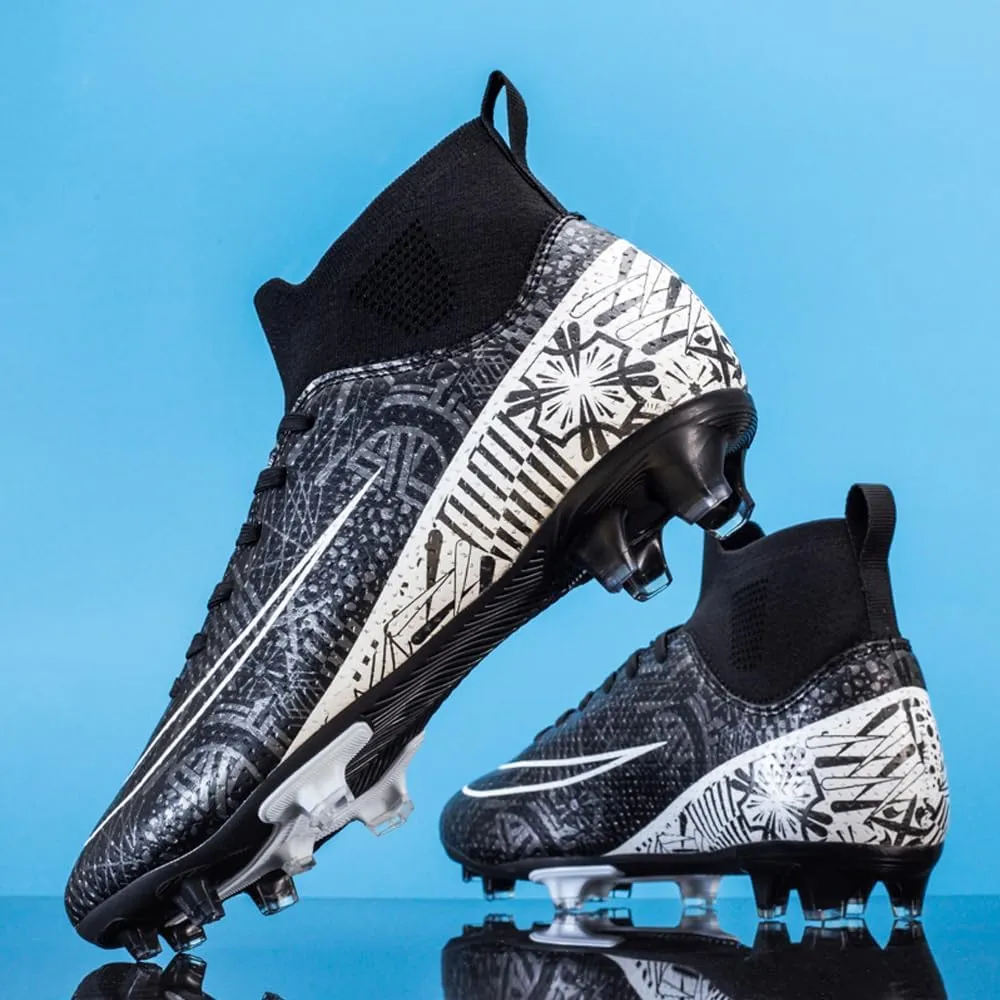 Men's Lightweight Soccer Cleats for Football Training: Non-Slip Professional Futsal Shoes - Futsal Shoes for Youth