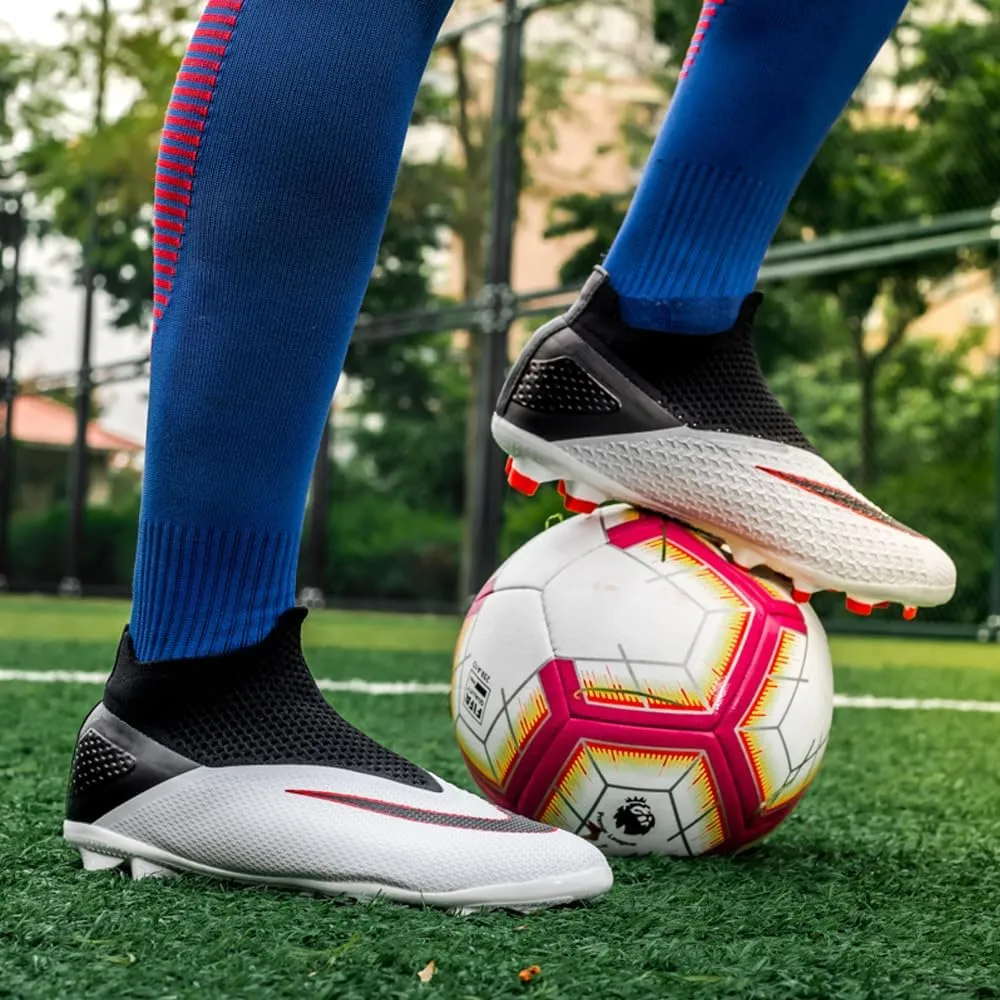 Men's Lightweight Soccer Cleats for Football Training: Non-Slip Professional Futsal Shoes - Futsal Shoes for Youth