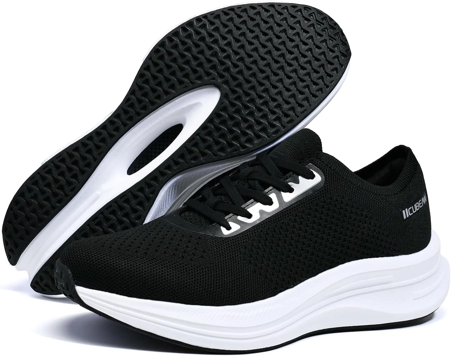 Mens Non Slip Walking Sneakers Breathable Athletic Running Shoes Gym Tennis Shoes for Men