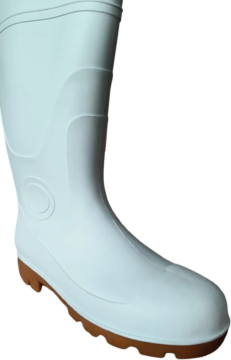 Men's Premium Tall Steel Toe Rain Boots - Waterproof Seamless PVC, Fortified Smash - proof, Durable Non - slip, All - terrain, Perfect for Fishing, Gardening, Work