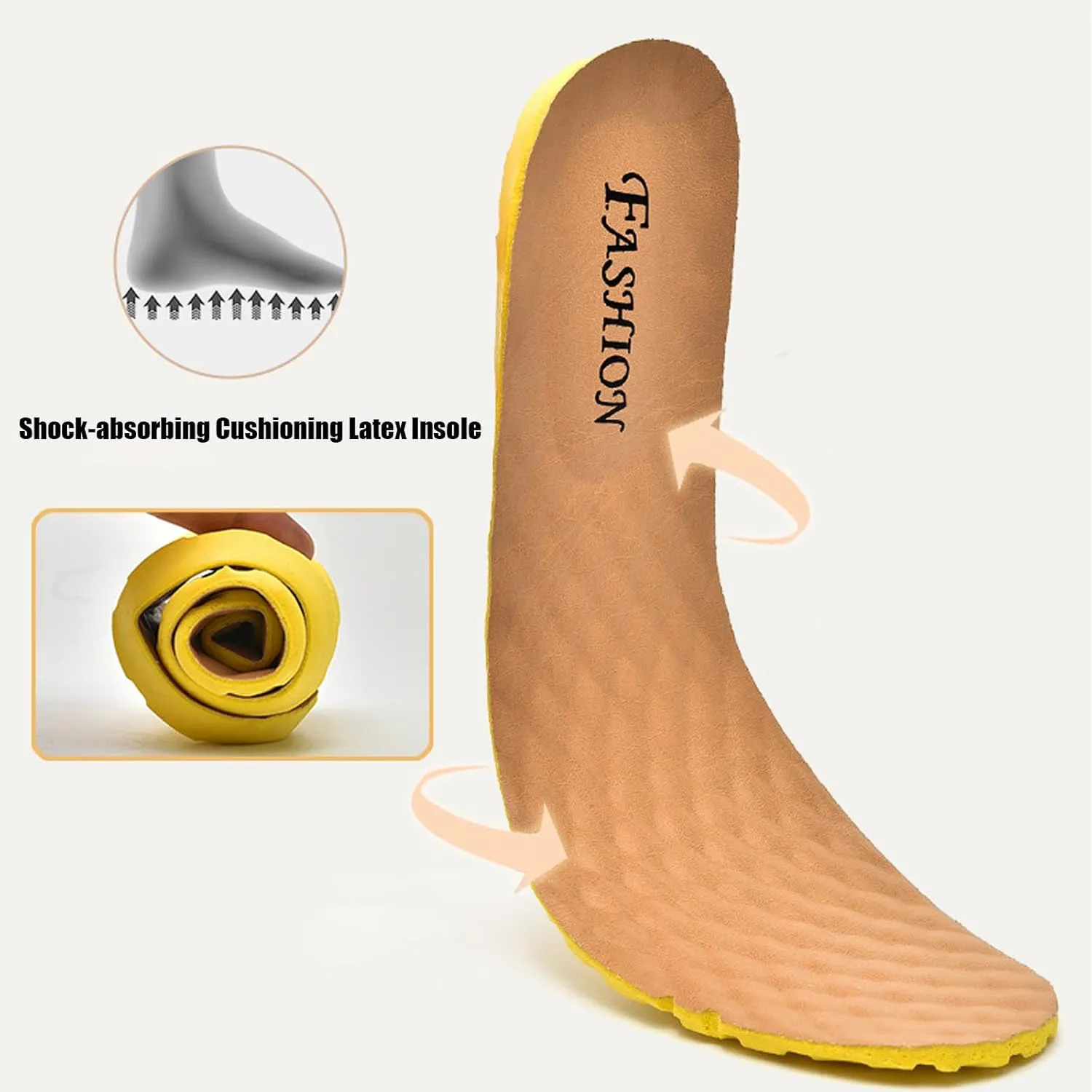 Men's Thick Bottom Slip on Leather Loafer,Hand Stitching Comfort Anti Slip Moccasins Casual Walking Shoes Outdoor Hiking Driving Work Office Dress Men Classic Leisure Sneakers
