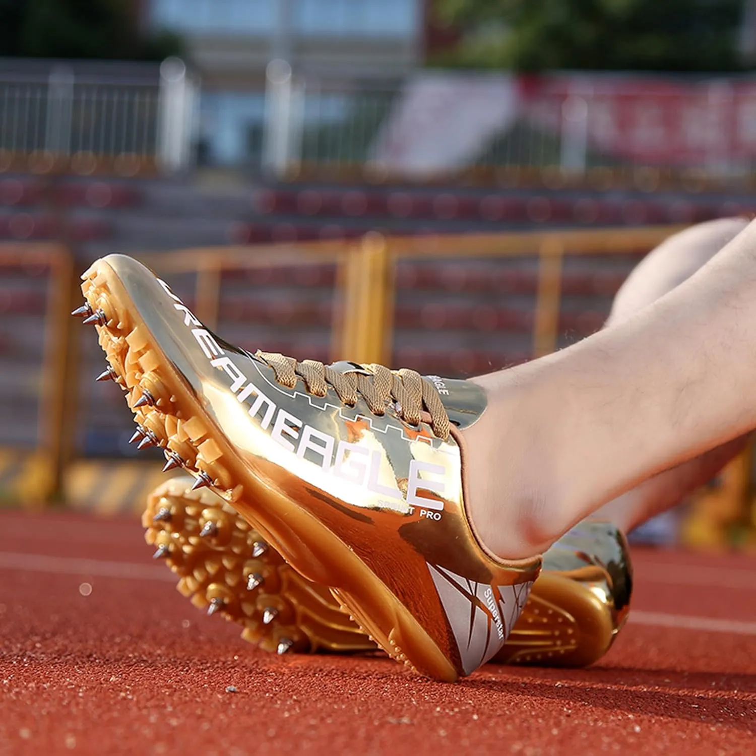Mens Track and Field Shoes Teenagers Spikes Sneakers Boys Track Race Jumping Professional Running Nail Spikes Shoes Boys Girls