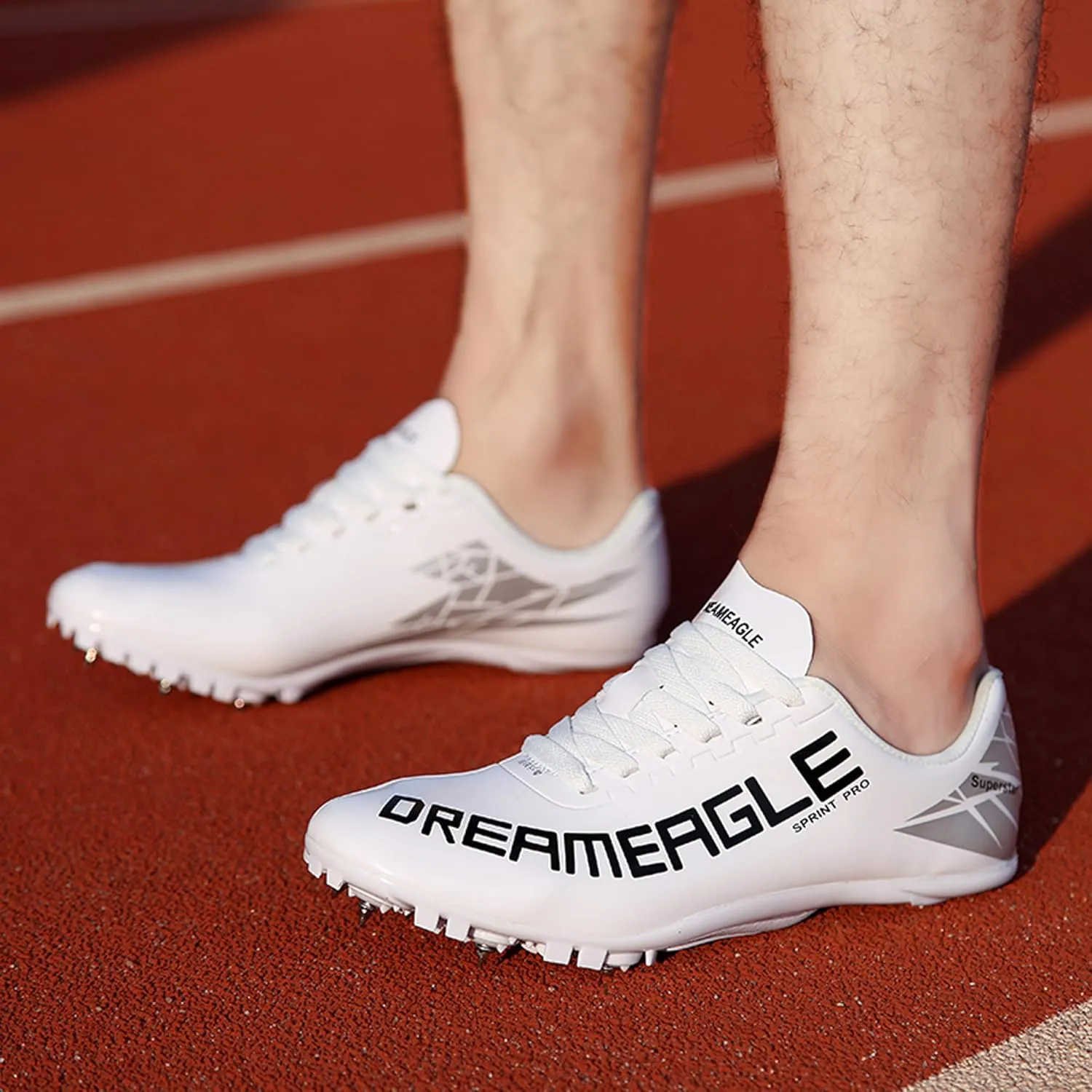 Mens Track and Field Shoes Teenagers Spikes Sneakers Boys Track Race Jumping Professional Running Nail Spikes Shoes Boys Girls
