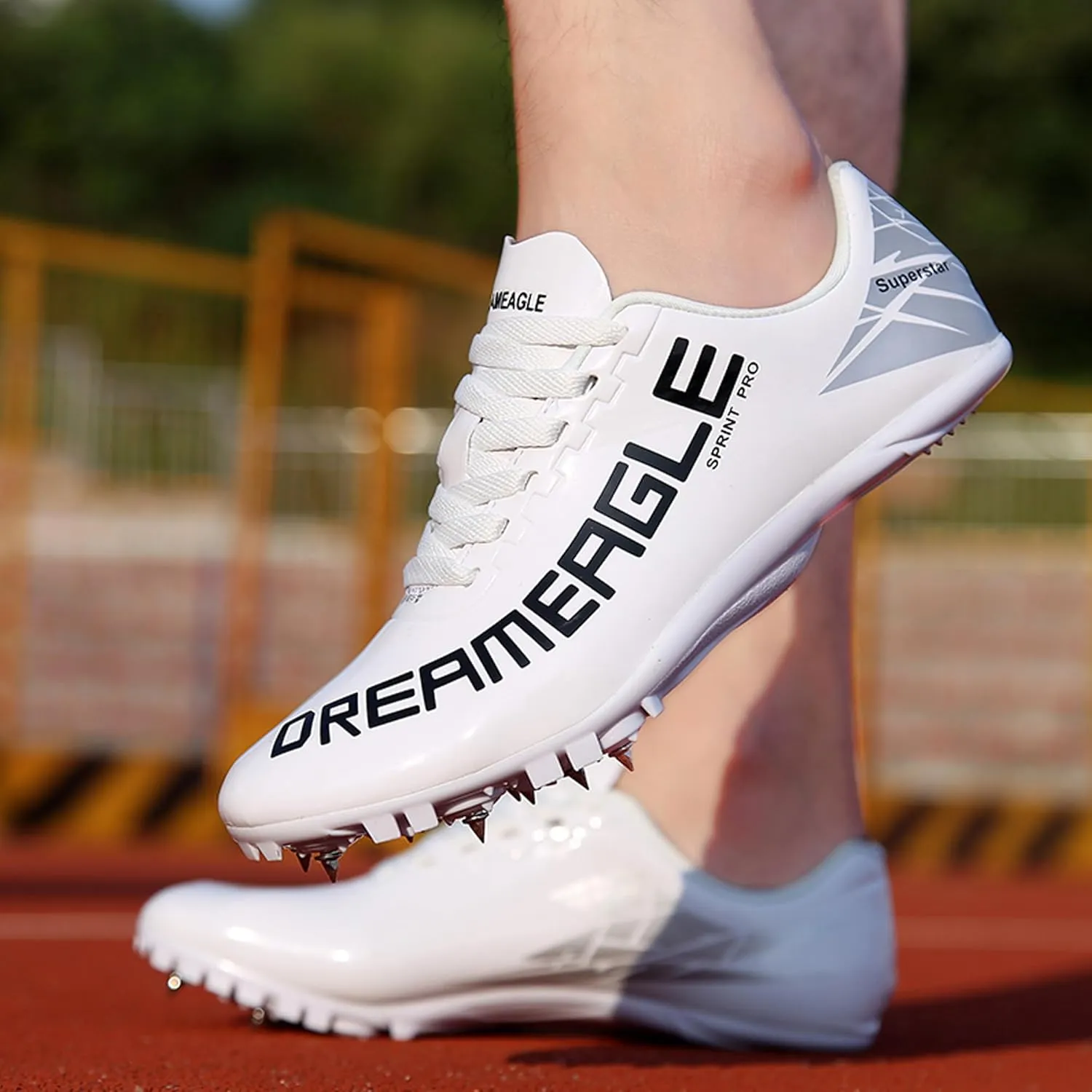 Mens Track and Field Shoes Teenagers Spikes Sneakers Boys Track Race Jumping Professional Running Nail Spikes Shoes Boys Girls