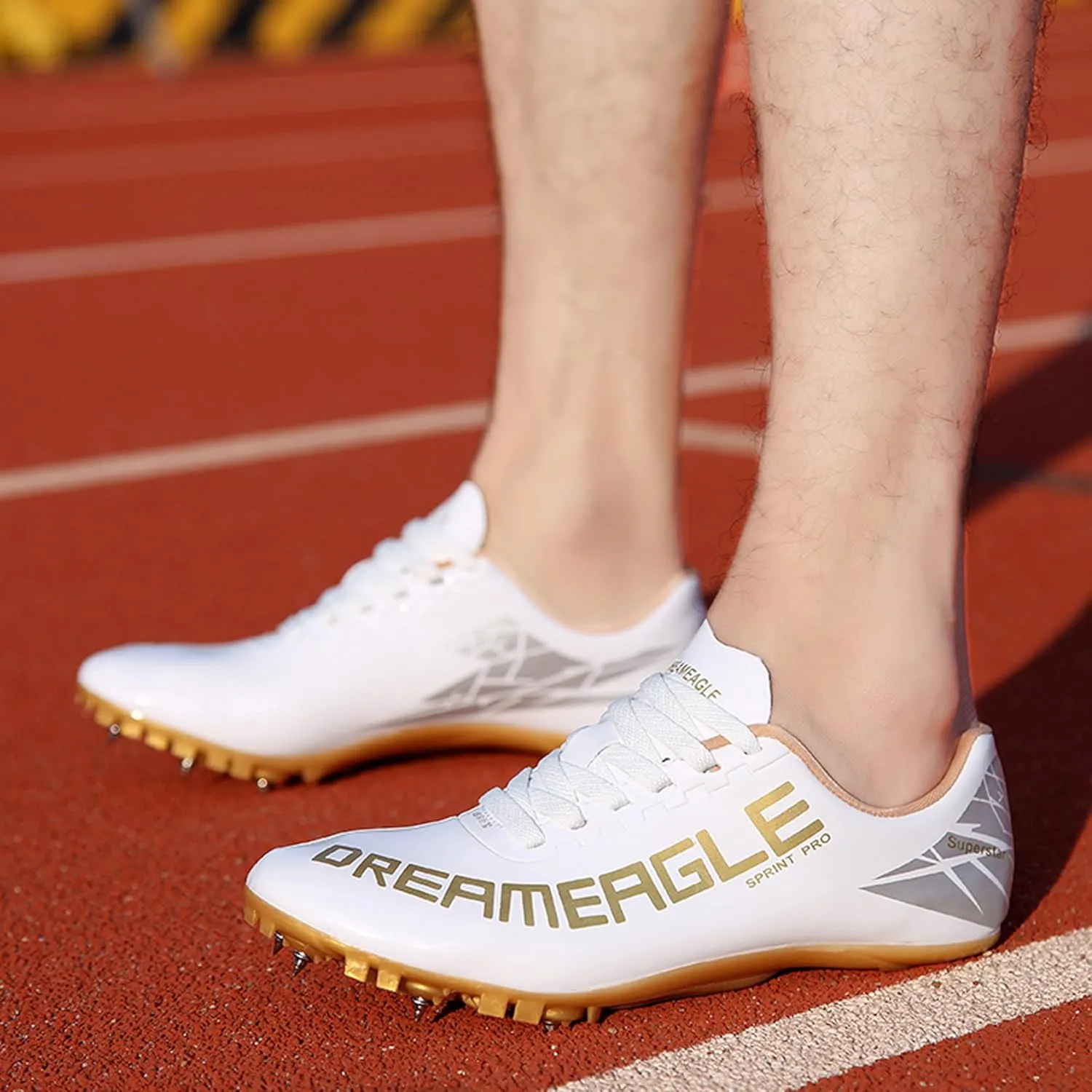 Mens Track and Field Shoes Teenagers Spikes Sneakers Boys Track Race Jumping Professional Running Nail Spikes Shoes Boys Girls