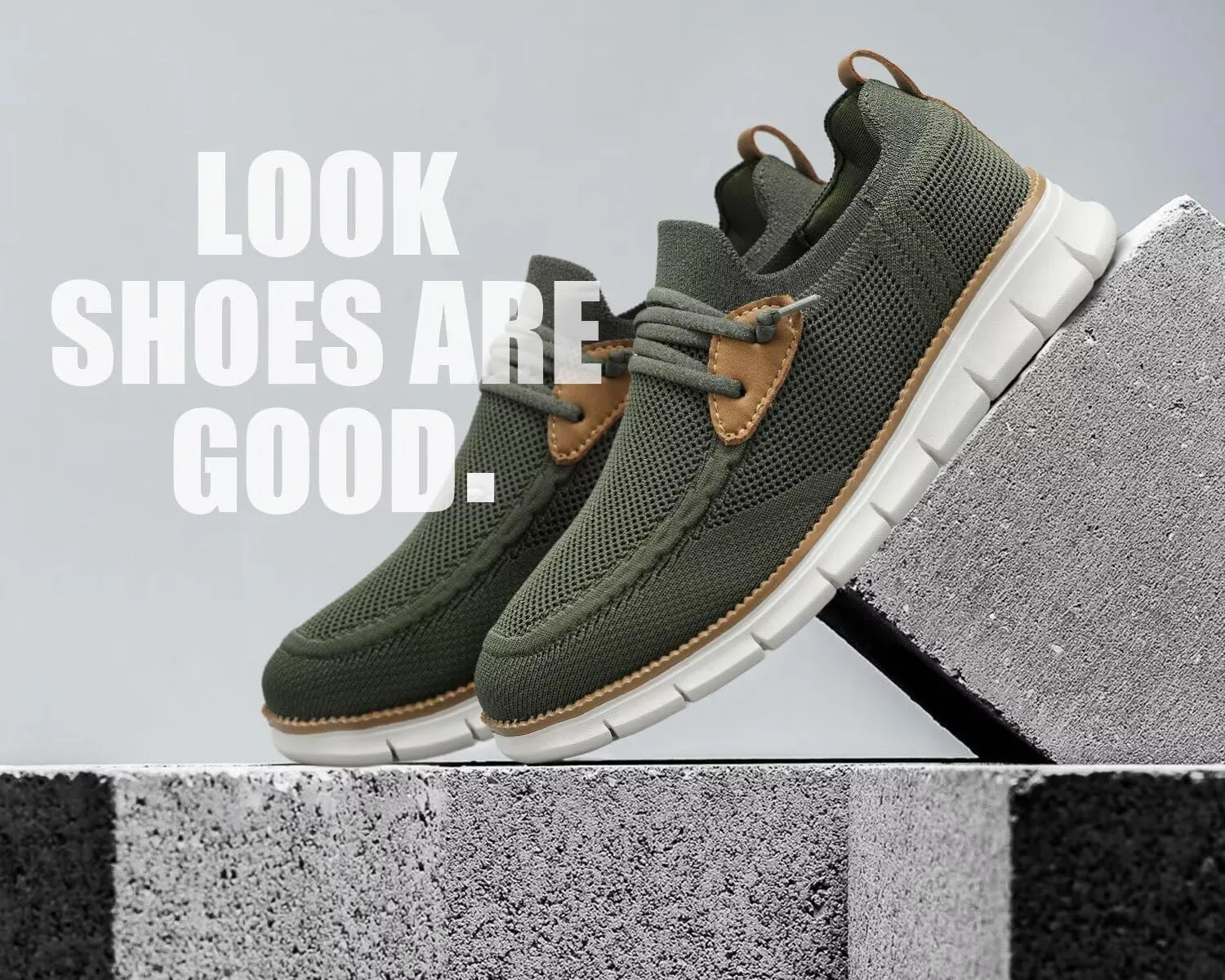 Men's Walking Boat Shoes Slip On Casual Loafers Non Slip Comfortable Lightweight Work Driving Shoes