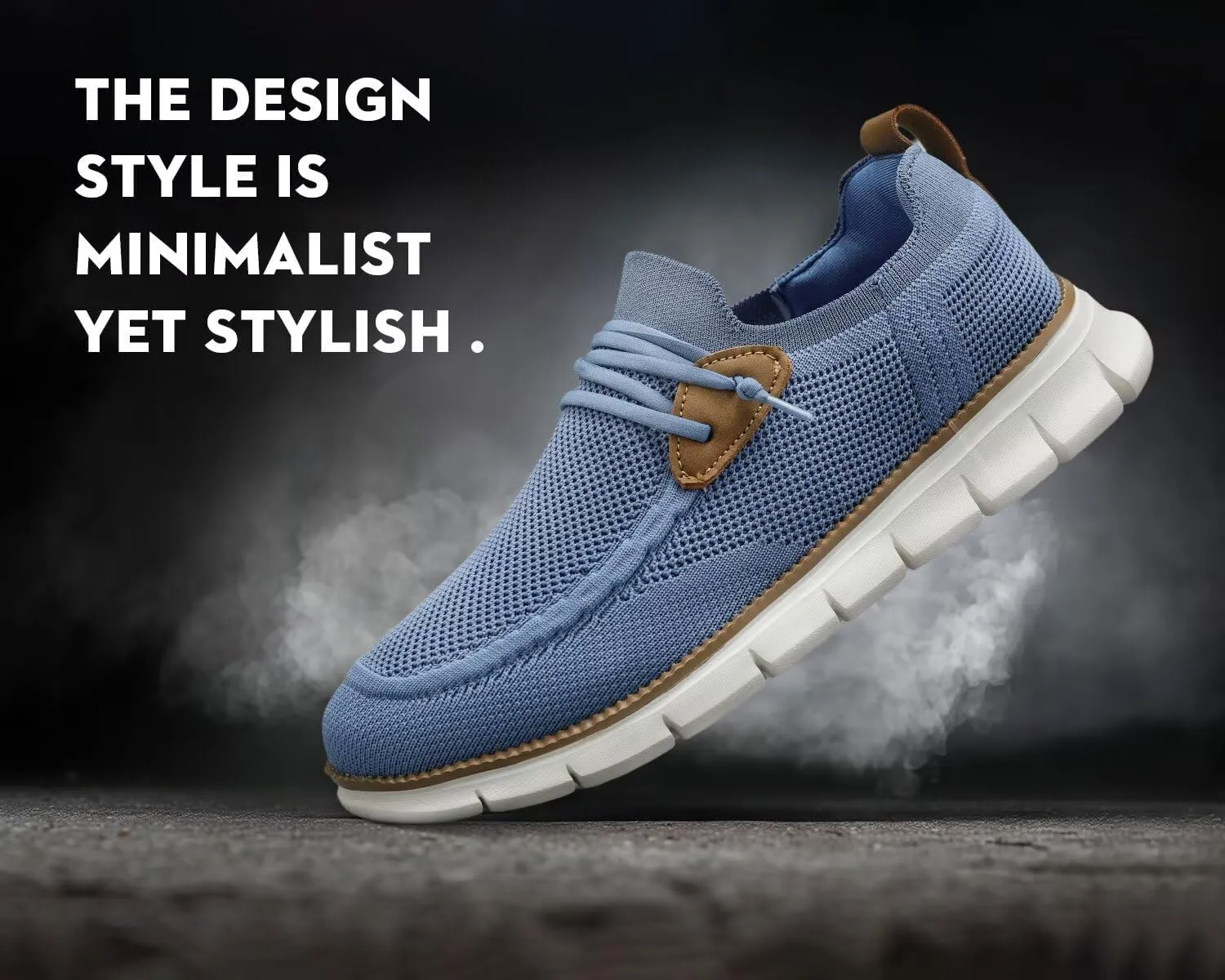 Men's Walking Boat Shoes Slip On Casual Loafers Non Slip Comfortable Lightweight Work Driving Shoes