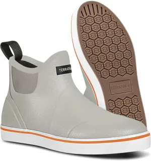 Men's Waterproof Deck Rain Boots - Anti-Slip Rubber Ankle Boots for men, ideal for Fishing and Boating, All-Season