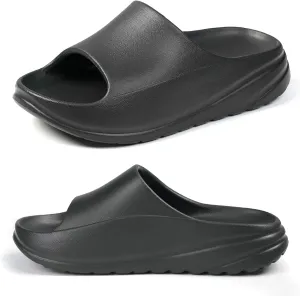 Mens/Womens Sandals | Recovery Slides with Arch Support | Cloud Pillow Feeling Slippers