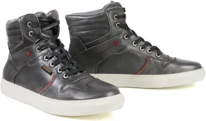 Milwaukee Leather MBM9153 Men's Vintage Grey Leather High-Top Reinforced Street Riding Waterproof Shoes - 9