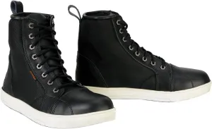 Milwaukee Leather Men's Motorcycle Reinforced Street Biker Casual Riding Shoes Leather Suede Canvas - 10.5